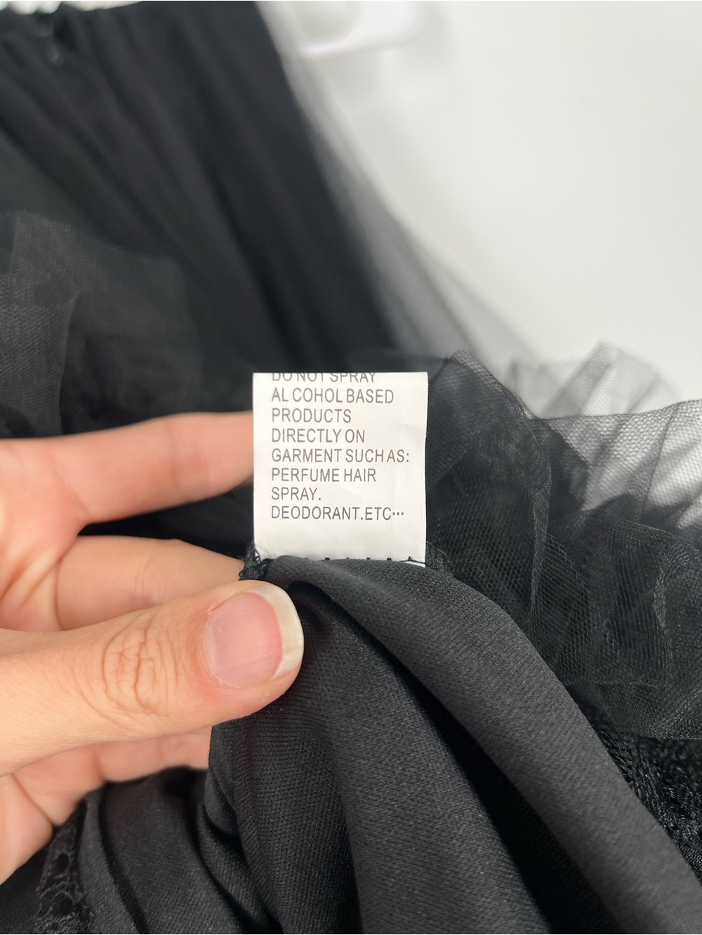 Mac Duggal Black Hi Low Tulle Strapless Ruffle Formal Dress Evening Gown 12 NWOT - Picture 10 of 10